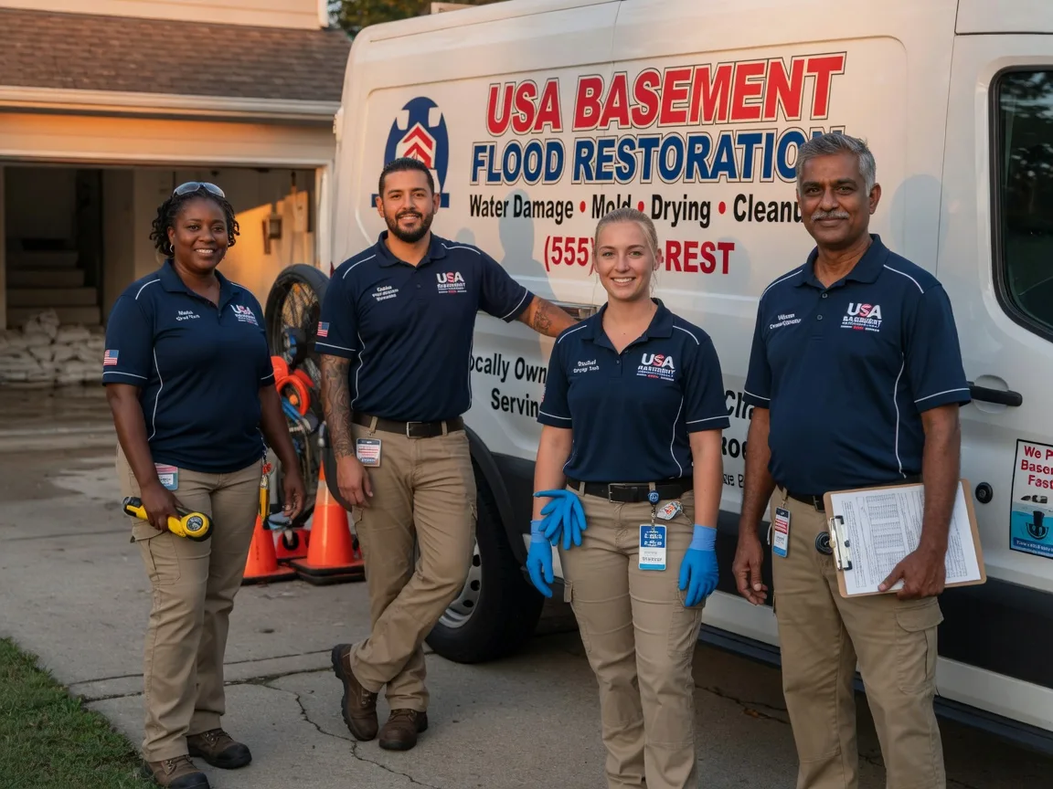 Basement Flood Cleanup company in New Athens, OH